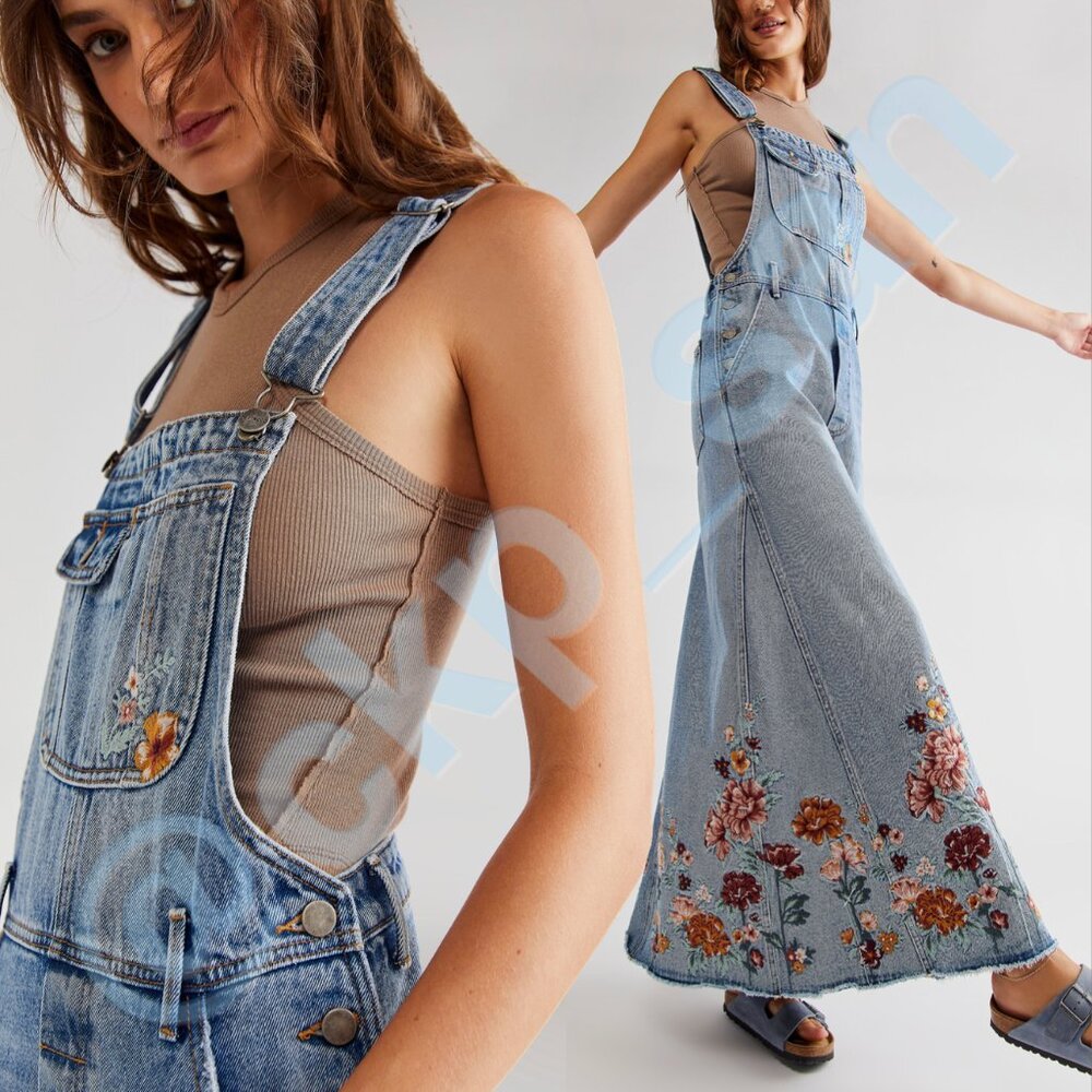 Free People x Driftwood Sammy Garden Skirtall Sz L - Picture 2 of 16